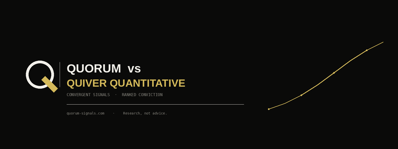 Quorum vs Quiver Quantitative